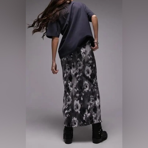 TOPSHOT Print Plisse’ Midi Shirt - Picture 2 of 7